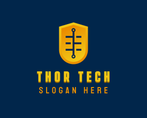 Tech Shield App logo design