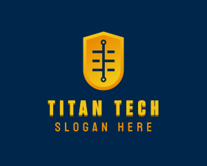 Tech Shield App logo design