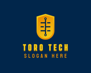 Tech Shield App logo design