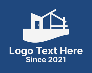 House Construction Site  logo design