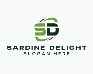 Agency Letter SD Monogram logo design