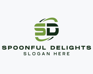 Agency Letter SD Monogram logo design