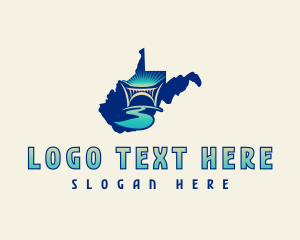 Map - West Virginia Bridge Infrastructure logo design