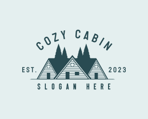 Cabin - Cabin House Roofing logo design