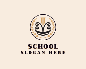 Legal Law School  logo design
