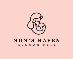 Mom - Mother Child Care logo design