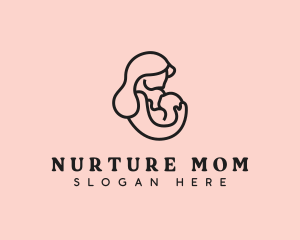 Postnatal - Mother Child Care logo design