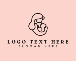 Pregnancy - Mother Child Care logo design