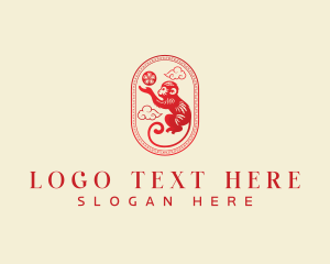 Zodiac - Monkey Zodiac Sign logo design