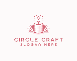 Scented Candle Decor logo design