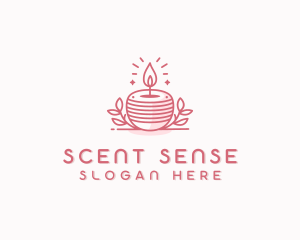 Scented Candle Decor logo design