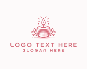 Candle Wax - Scented Candle Decor logo design