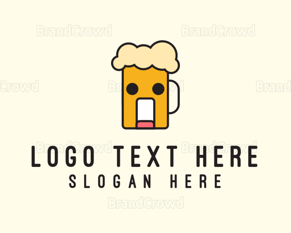 Silly Beer Mug Logo