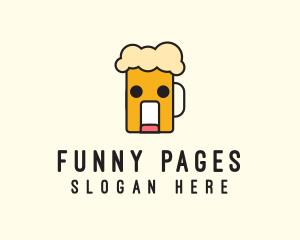 Silly Beer Mug logo design