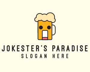 Silly Beer Mug logo design