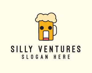 Silly Beer Mug logo design