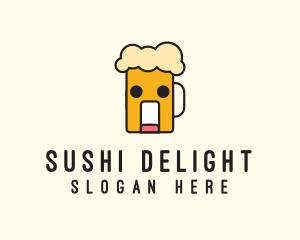 Silly Beer Mug logo design