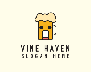 Silly Beer Mug logo design