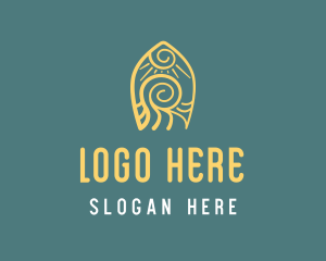 Beach - Surf Board Beach Wave logo design