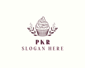 Cupcake Pastry Dessert Logo