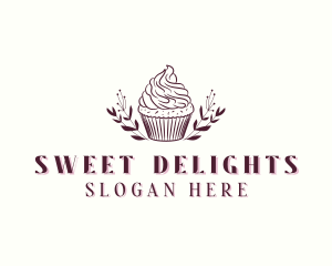 Dessert - Cupcake Pastry Dessert logo design