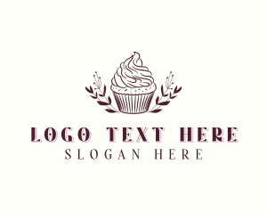 Pastry - Cupcake Pastry Dessert logo design