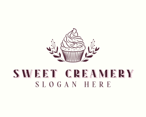 Cupcake Pastry Dessert logo design