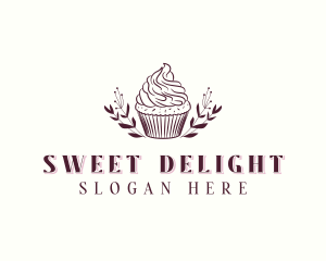 Cupcake Pastry Dessert logo design