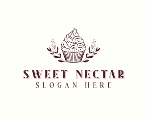 Cupcake Pastry Dessert logo design