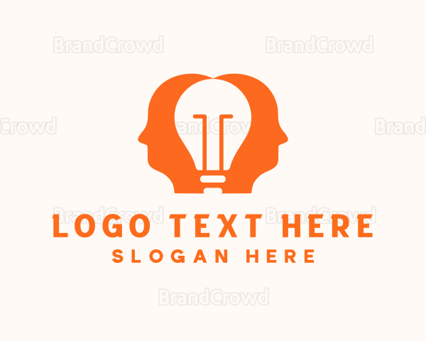 Light Bulb Head Logo