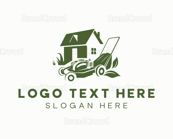 Residential Lawn Mower Logo