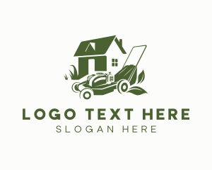 Equipment - Residential Lawn Mower logo design