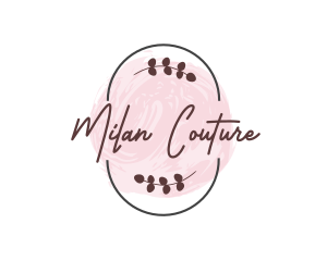 Feminine Stylish Watercolor logo design