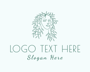 Glam - Organic Beauty Woman logo design