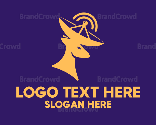 Yellow Deer Signal Logo