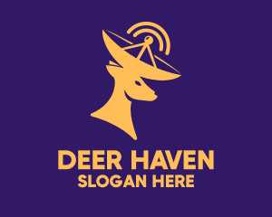 Yellow Deer Signal logo design