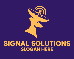 Signal - Yellow Deer Signal logo design