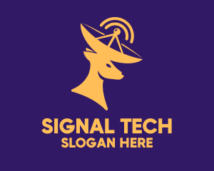 Signal - Yellow Deer Signal logo design