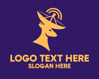 Yellow Deer Signal logo design