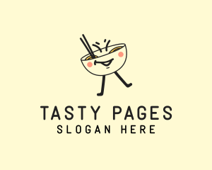 Cook Book - Asian Ramen Noodles logo design