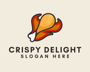 Fried - Fried Chicken Eatery logo design