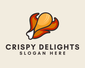 Fried - Fried Chicken Eatery logo design