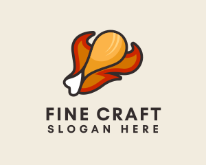 Fried Chicken Eatery  logo design