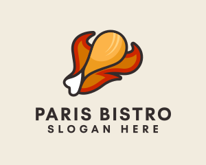 Fried Chicken Eatery  logo design