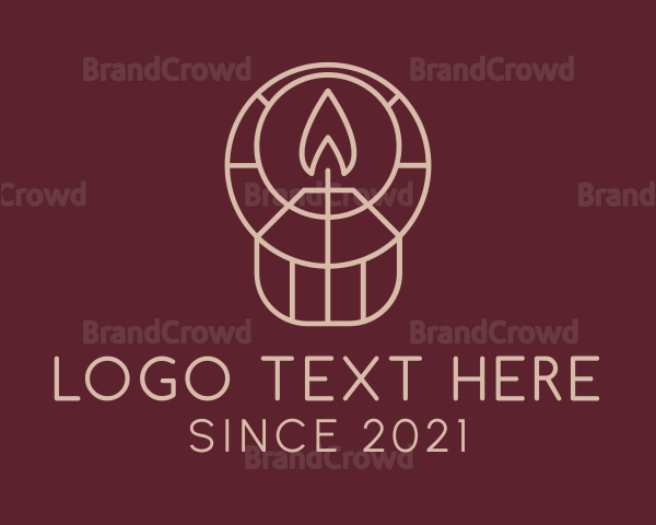 Interior Design Candle Logo