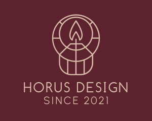 Interior Design Candle  logo design