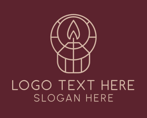 Interior Design Candle  Logo