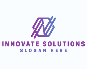 Startup - Startup Business Hexagon Letter N logo design