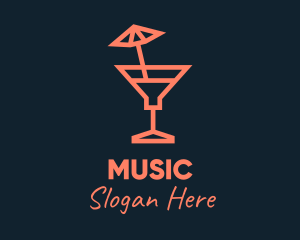 Minimalist Summer Cocktail  Logo