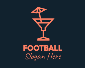 Nightclub - Minimalist Summer Cocktail logo design